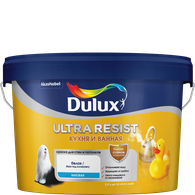 Краска для кухни и ванной латексная Dulux Ultra Resist матовая база BС 0,9 л