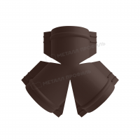 Y-образный тройник для круглого конька R110 NormanMP (ПЭ-01-8017-0.5)