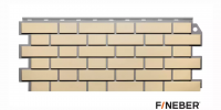 Фасадная панель FINEBER Кирпич клинкерный желтый