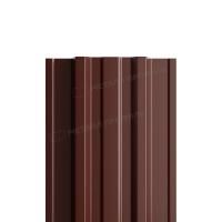 Штакетник металлический МП TRAPEZE-T 16,5х118 (ПЭД-01-8017\8017-0.45)