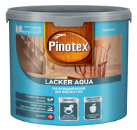 Лак для дерева на водной основе колеруемый Pinotex Lacker Aqua 70 глянцевый 2,7 л