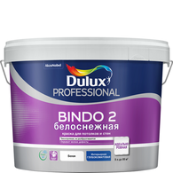 Краска для стен и потолков Dulux Professional Bindo 2 глубокоматовая белоснежная 2,5 л