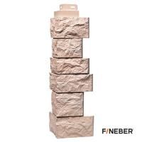 Угол наружный FINEBER Камень дикий терракотовый
