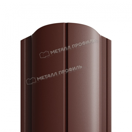 Штакетник металлический МП ELLIPSE-O 19х126 (PURETAN-20-8017-0.5)