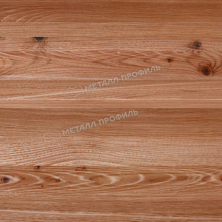 Планка конька плоского 190х190х2000 (ECOSTEEL_T-01-Кедр-0.5)
