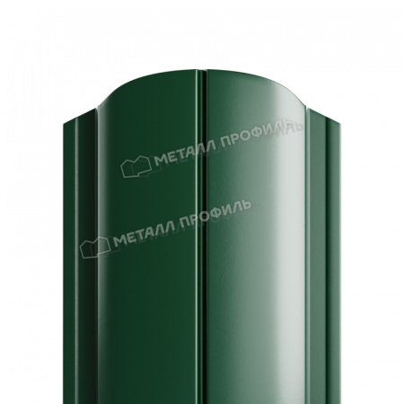 Штакетник металлический МП ELLIPSE-O 19х126 NormanMP (ПЭ-01-6005-0.5)