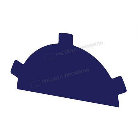 Заглушка конька круглого простая NormanMP (ПЭ-01-5002-0.5)