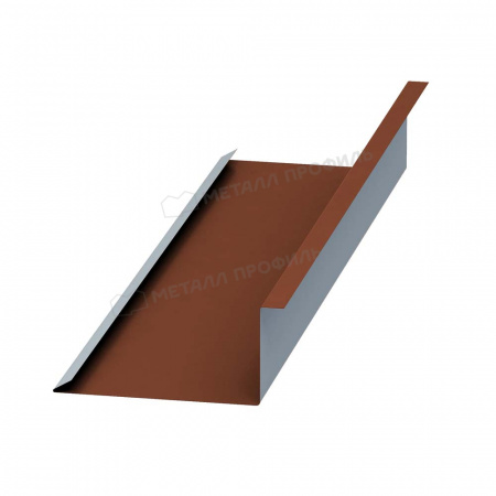 Планка примыкания нижняя 250х122х2000 NormanMP (ПЭ-01-8004-0.5)