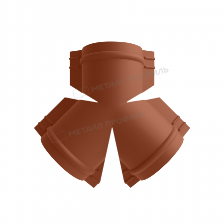 Y-образный тройник для круглого конька R110 NormanMP (ПЭ-01-8004-0.5)