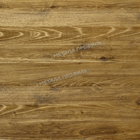 Планка конька плоского 190х190х2000 (ECOSTEEL_T-01-ЗолотойДуб-0.5)