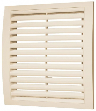 2525РР, ivory Решетка вентиляционная вытяжная АБС 250*250