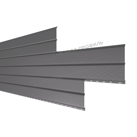 Софит перфор. Lбрус-XL-14х335 (VALORI-20-Grey-0.5)