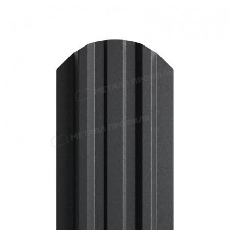 Штакетник металлический МП LАNE-O 16,5х99 (VikingMP E-20-9005-0.5)