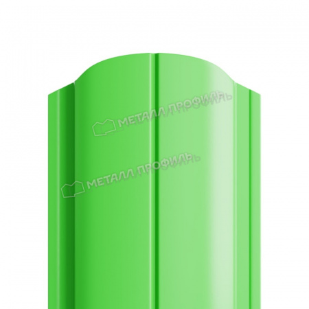 Штакетник металлический МП ELLIPSE-O 19х126 NormanMP (ПЭ-01-6018-0.5)