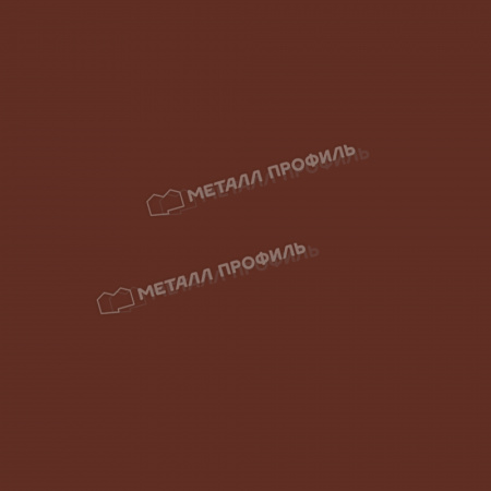 Планка конька плоского простая 115х115х2000 (ПЭ-01-3005-0.45)
