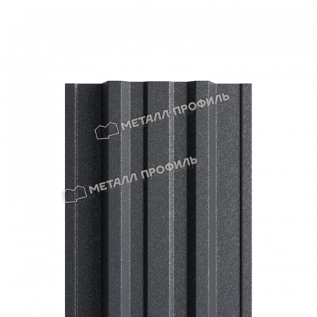 Штакетник металлический МП TRAPEZE-T 16,5х118 (VALORI-20-Grey-0.5)