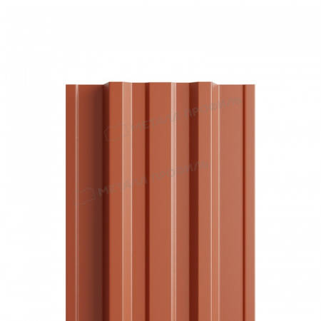 Штакетник металлический МП TRAPEZE-T 16,5х118 (PURETAN-20-RR750-0.5)