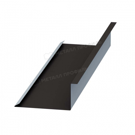Планка примыкания нижняя 250х122х2000 NormanMP (ПЭ-01-RR32-0.5)