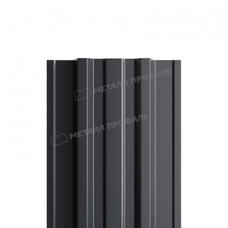 Штакетник металлический МП TRAPEZE-T 16,5х118 (ПЭМАД-01-7024\7024-0.4)