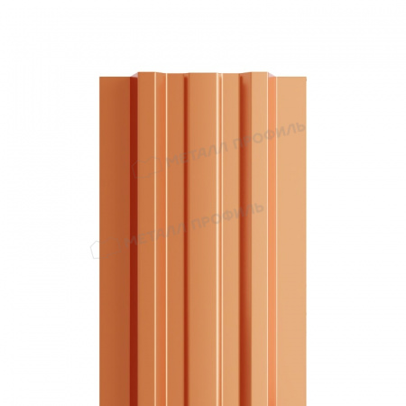 Штакетник металлический МП LАNE-T 16,5х99 (AGNETA-03-Copper\Copper-0.5)