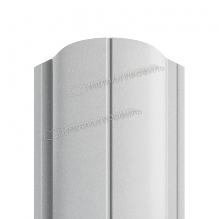 Штакетник металлический МП ELLIPSE-O 19х126 NormanMP (ПЭ-01-9006-0.5)