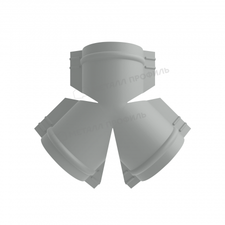 Y-образный тройник для круглого конька R110 NormanMP (ПЭ-01-9006-0.5)