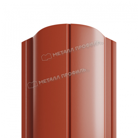 Штакетник металлический МП ELLIPSE-O 19х126 NormanMP (ПЭ-01-8004-0.5)