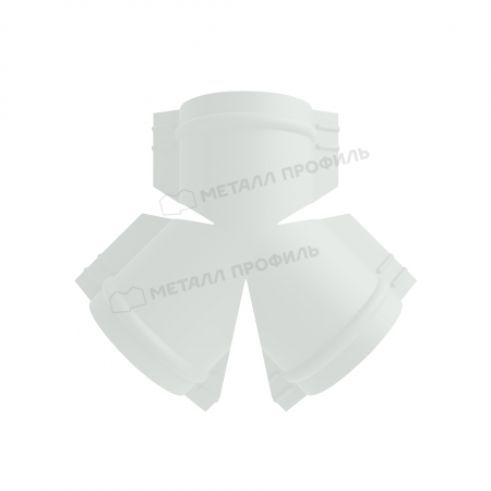 Y-образный тройник для круглого конька R110 NormanMP (ПЭ-01-9003-0.5)