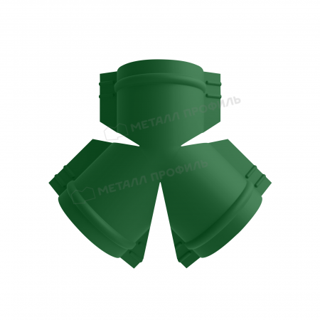 Y-образный тройник для круглого конька R110 NormanMP (ПЭ-01-6002-0.5)