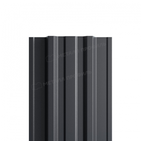 Штакетник металлический МП TRAPEZE-T 16,5х118 (PURMAN-20-7024-0.5)