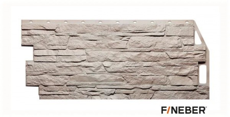 Фасадная панель FINEBER Скала бежевый ( дачный)