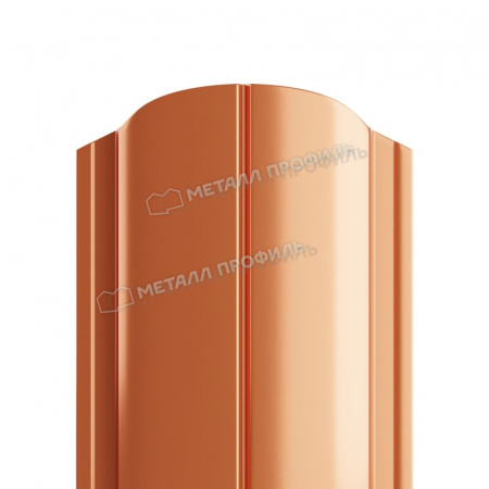 Штакетник металлический МП ELLIPSE-O 19х126 (AGNETA-03-Copper\Copper-0.5)